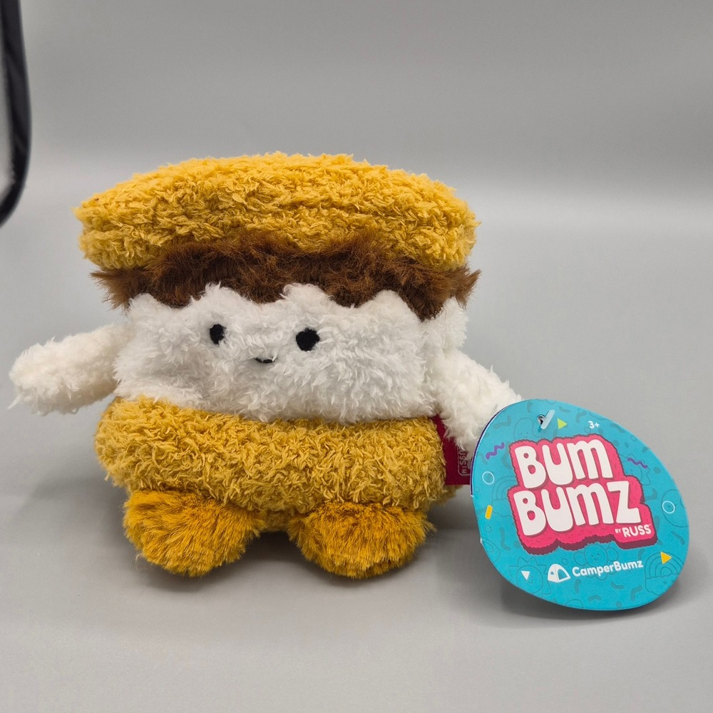 BumBumz by Russ Seth the S'more CamperBumz 4.5‎ Inch Plush Kellytoy BBZ5-#73 NWT